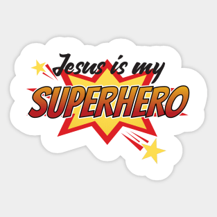 Jesus is my Superhero VBS Christian T-Shirt Sticker